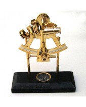Brass Wooden Base Sextant