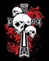 Cross & Skull T-shirt (Black)