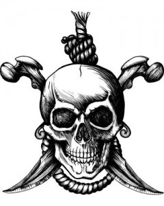 Skull & Rope T-shirt (White)